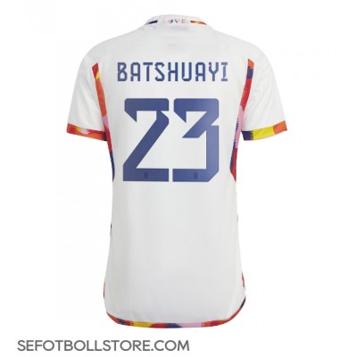Belgien Michy Batshuayi #23 Replika Bortatröja VM 2022 Kortärmad